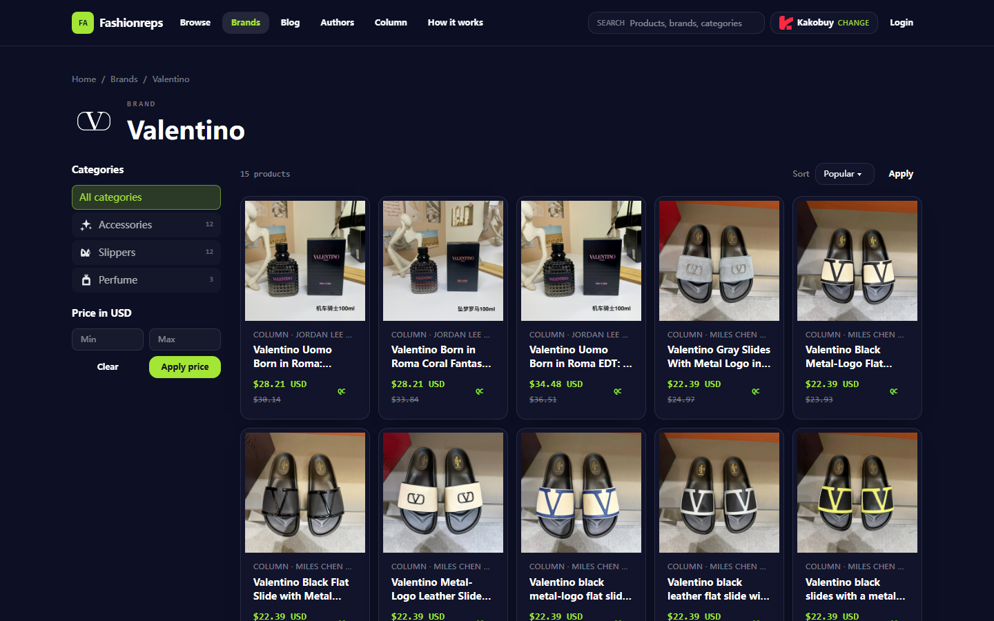 Check Valentino Coupon Requirements on fashionreps