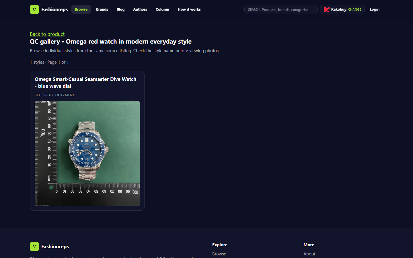 Omega Watch FashionReps: Packaging, Payment & Shipping Costs