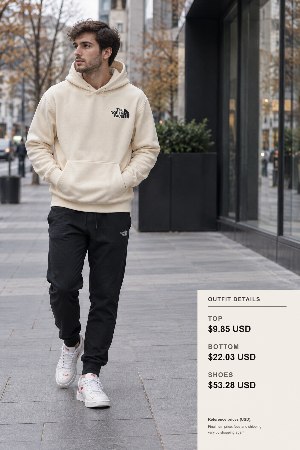 the north face Fleece Winter Commute Outfit outfit 1 full-body street style for fashionreps