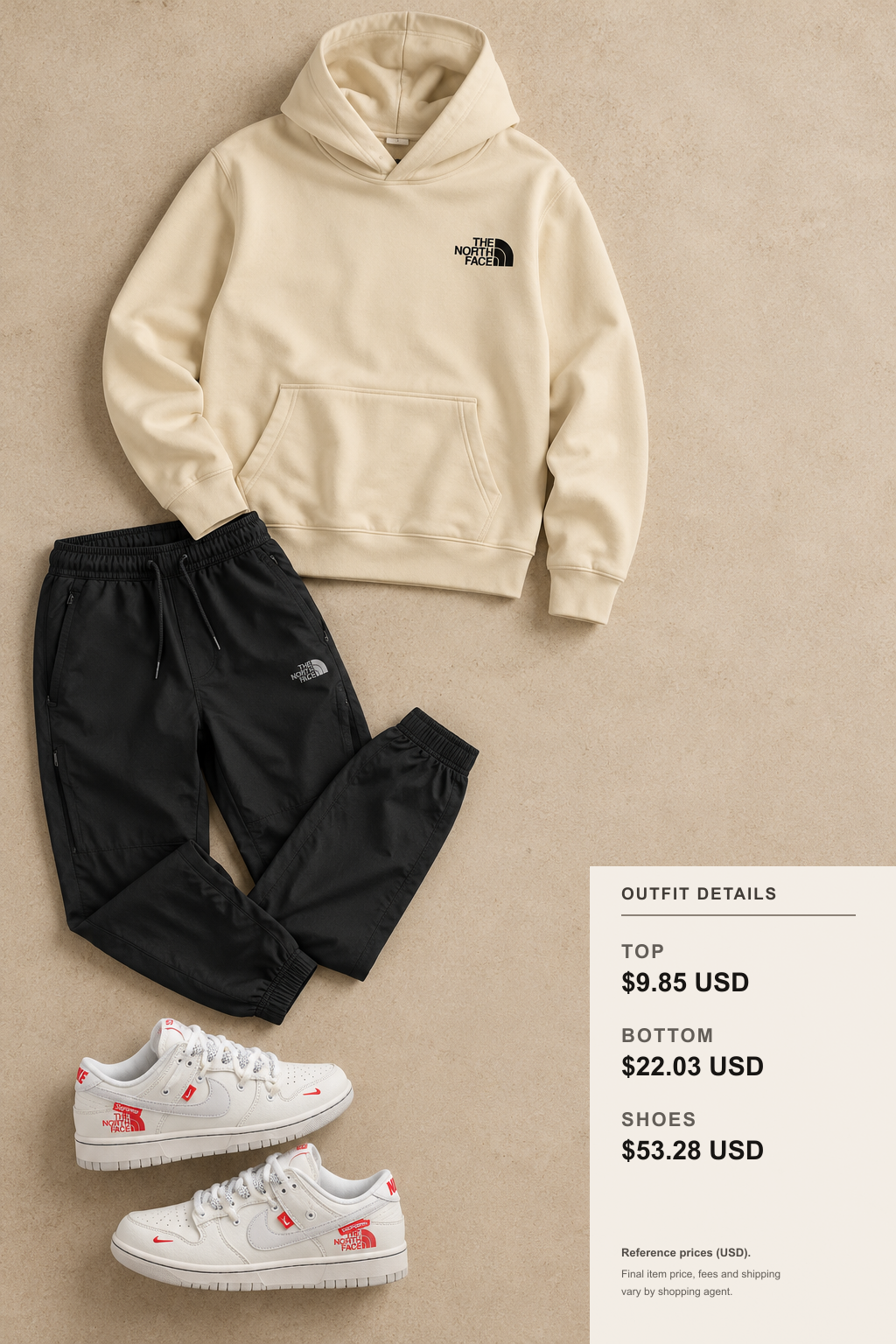 The North Face Fleece Commute: Layer, Pant & Shoe Combos