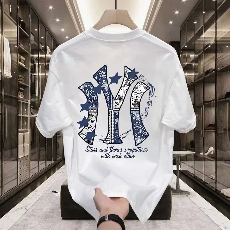 MLB Blue Printed Streetwear T-Shirt—Special Offer Review: We Weighed the Milk-Silk Tee Against Its 180–250 gsm Claim